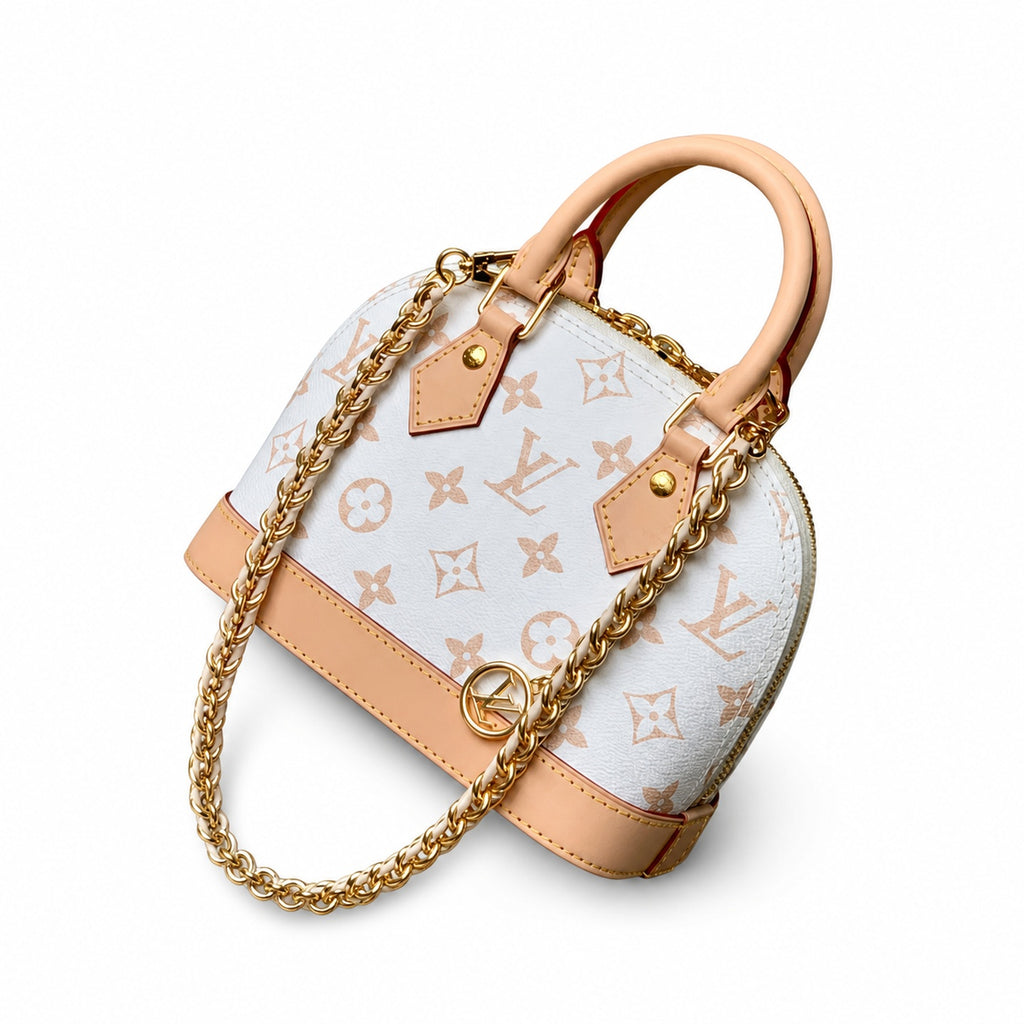 Louis Vuitton Alma Mini White Handbag