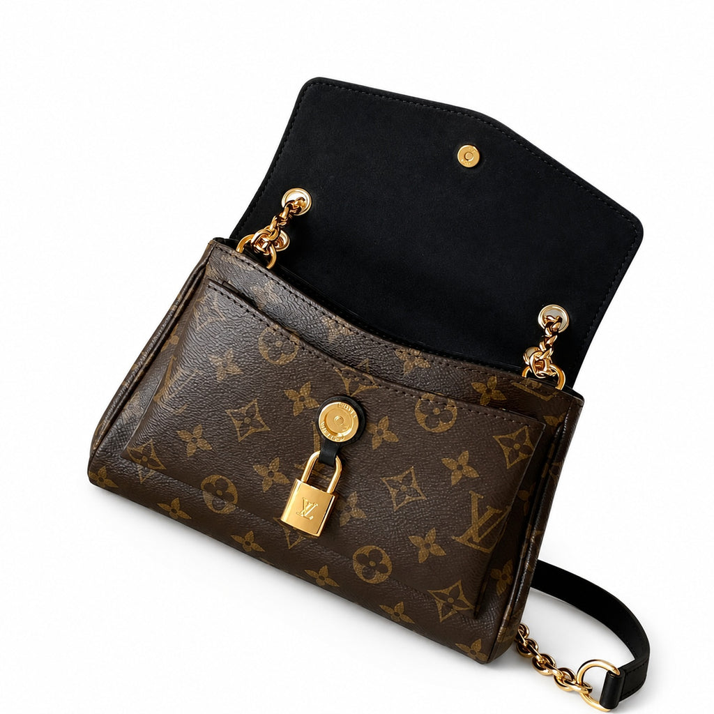 Louis Vuitton Large Canvas Leather Handbag