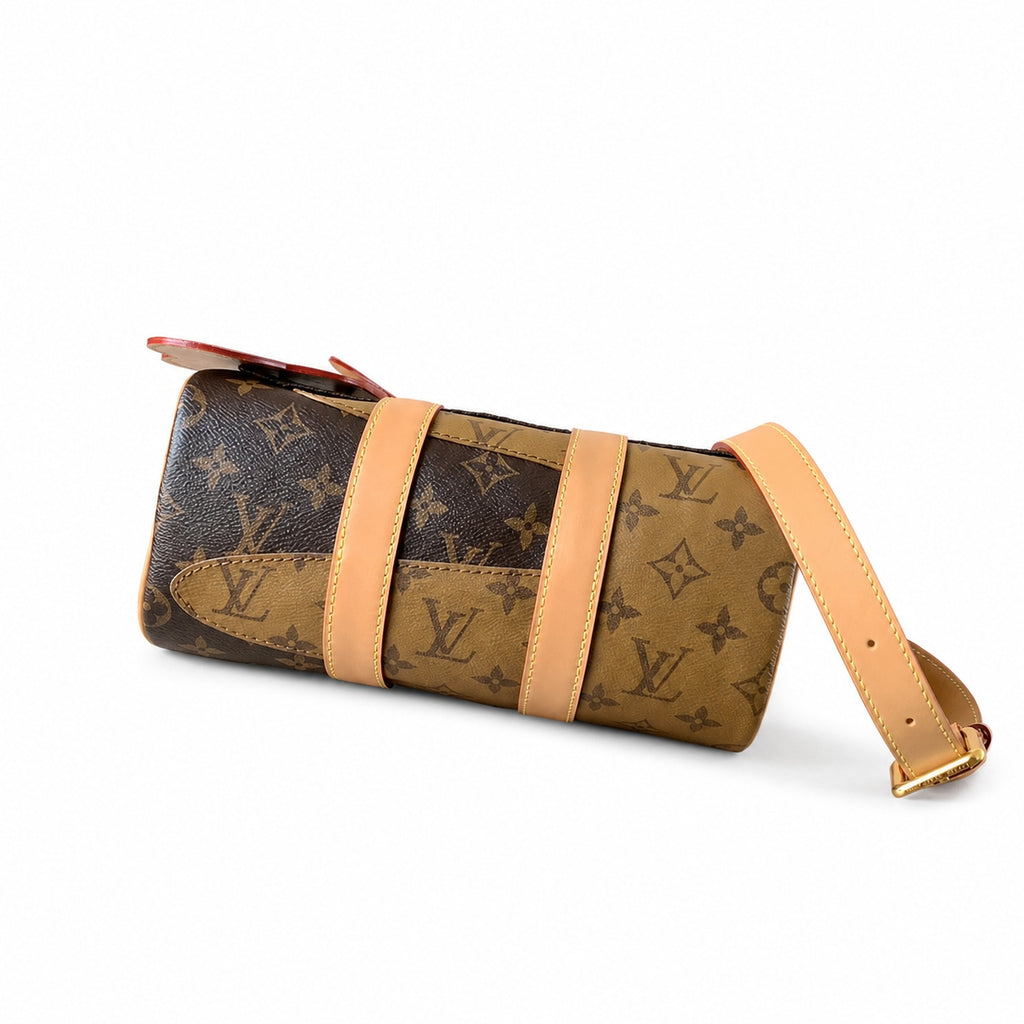 Louis Vuitton Keepall Embroidered Canvas Handbag