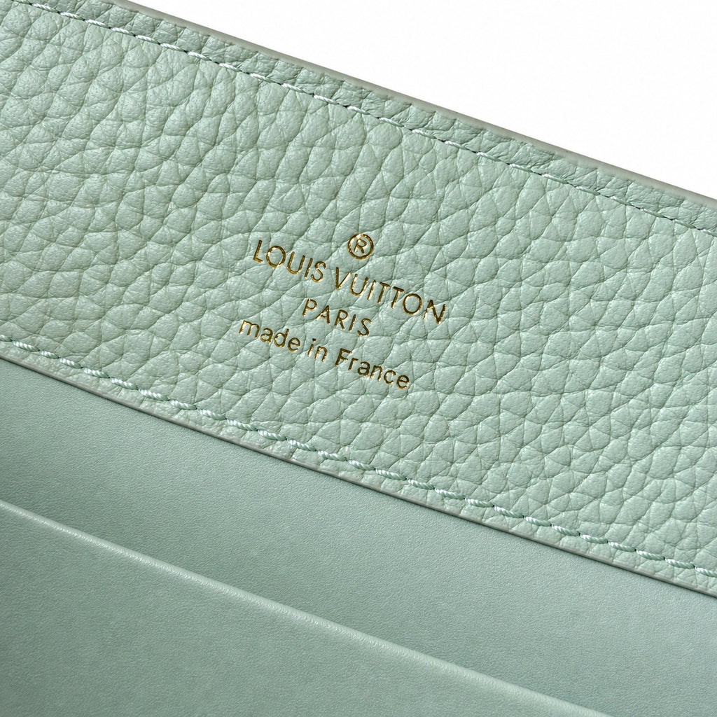Louis Vuitton Capucines Mini Leather Green Handbag