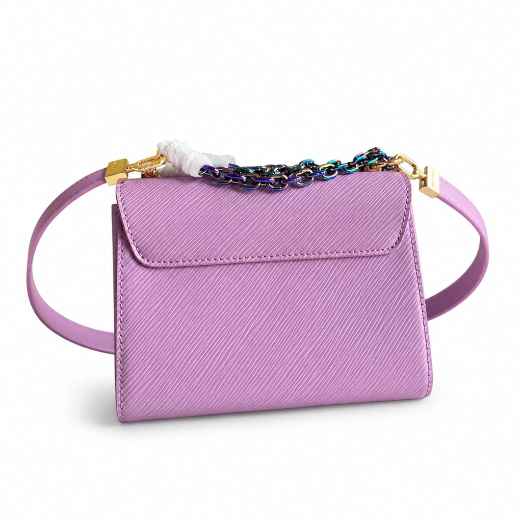 Louis Vuitton Twist Small Leather Purple Handbag