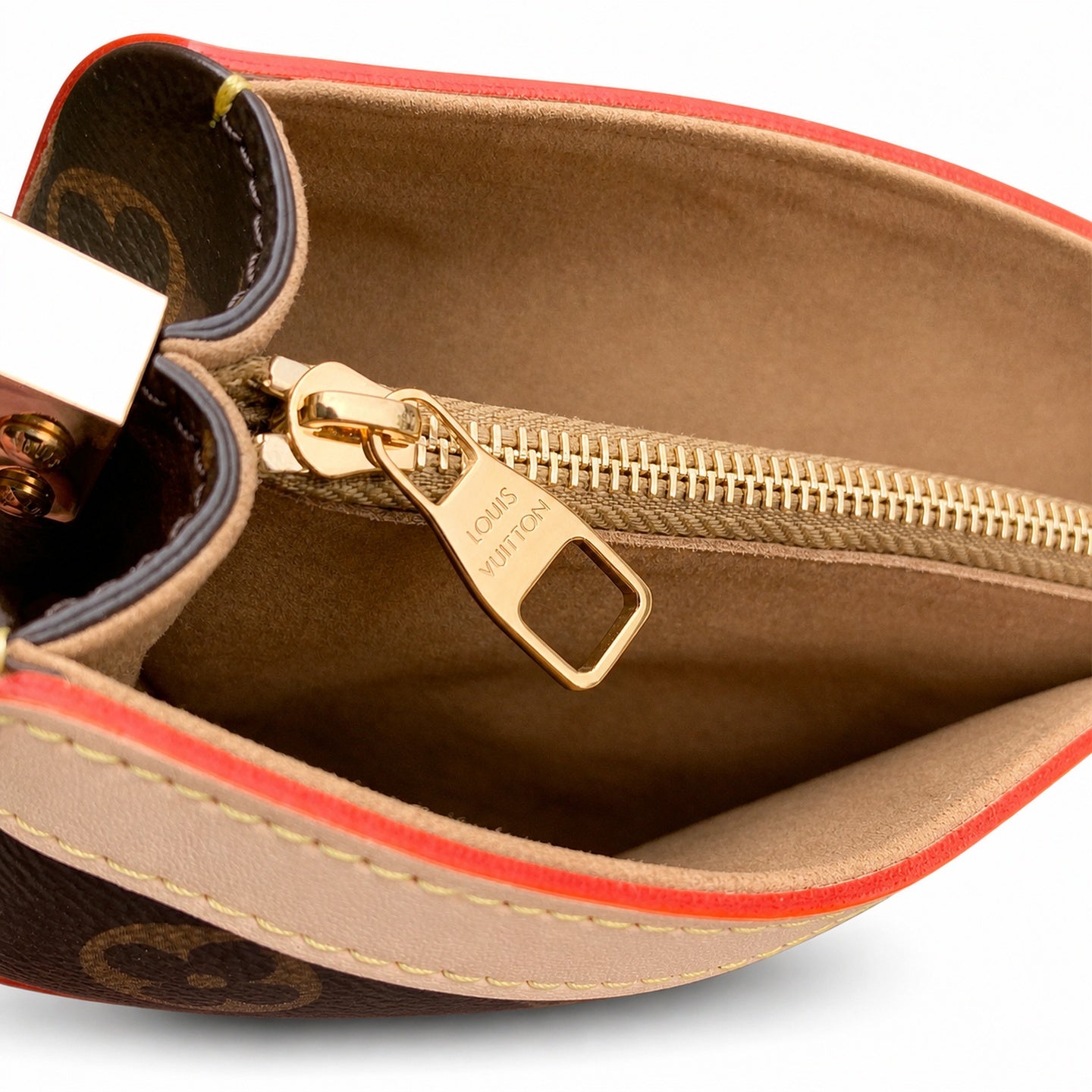 Louis Vuitton Dauphine Large Canvas Leather Handbag