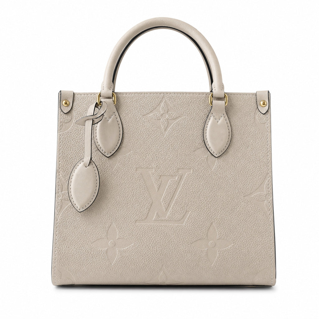 Louis Vuitton OnTheGo Mini Leather White Handbag