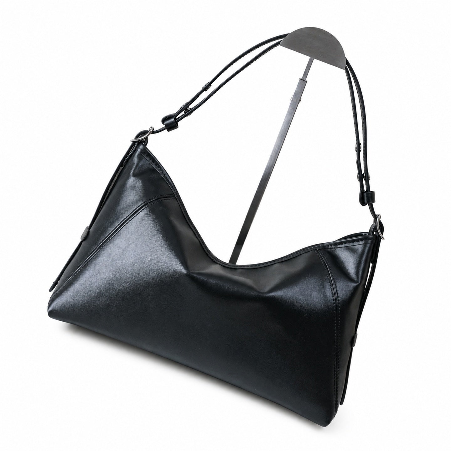 Louis Vuitton CarryAll Leather Black Handbag