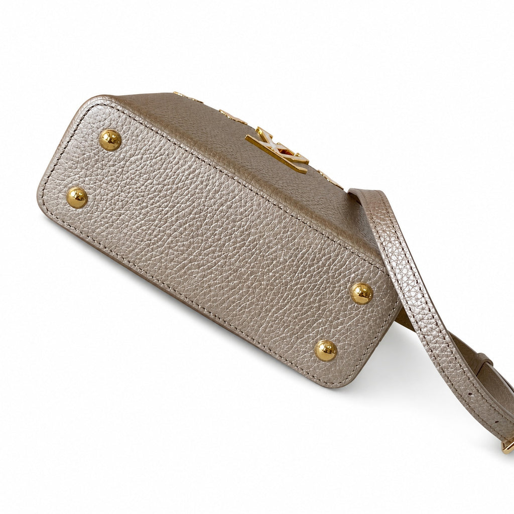 Louis Vuitton Capucines Mini Leather Handbag
