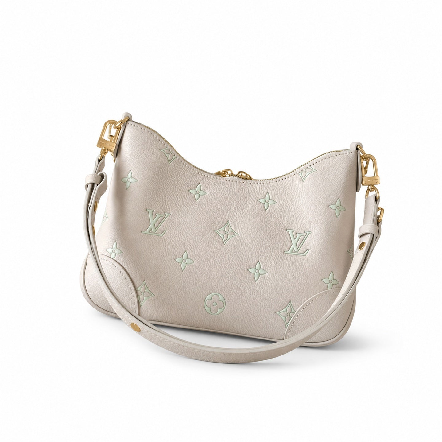Louis Vuitton Boulogne Leather Green Handbag