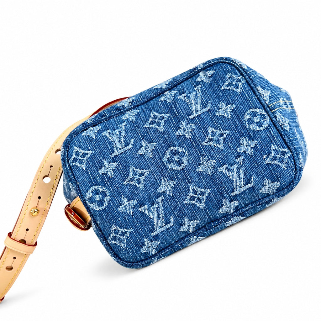 Louis Vuitton All In Denim Leather Handbag