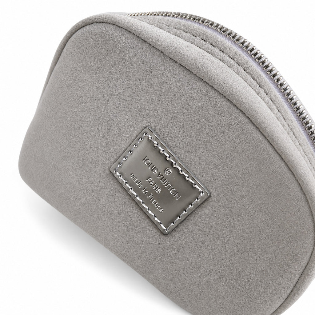 Louis Vuitton Loop Small Canvas Patent Leather Silver Handbag