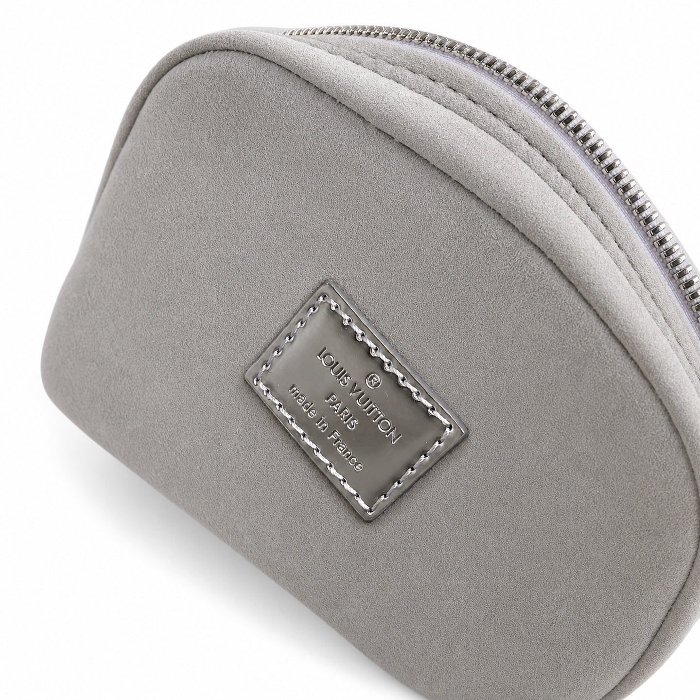 Louis Vuitton Loop Small Canvas Patent Leather Silver Handbag