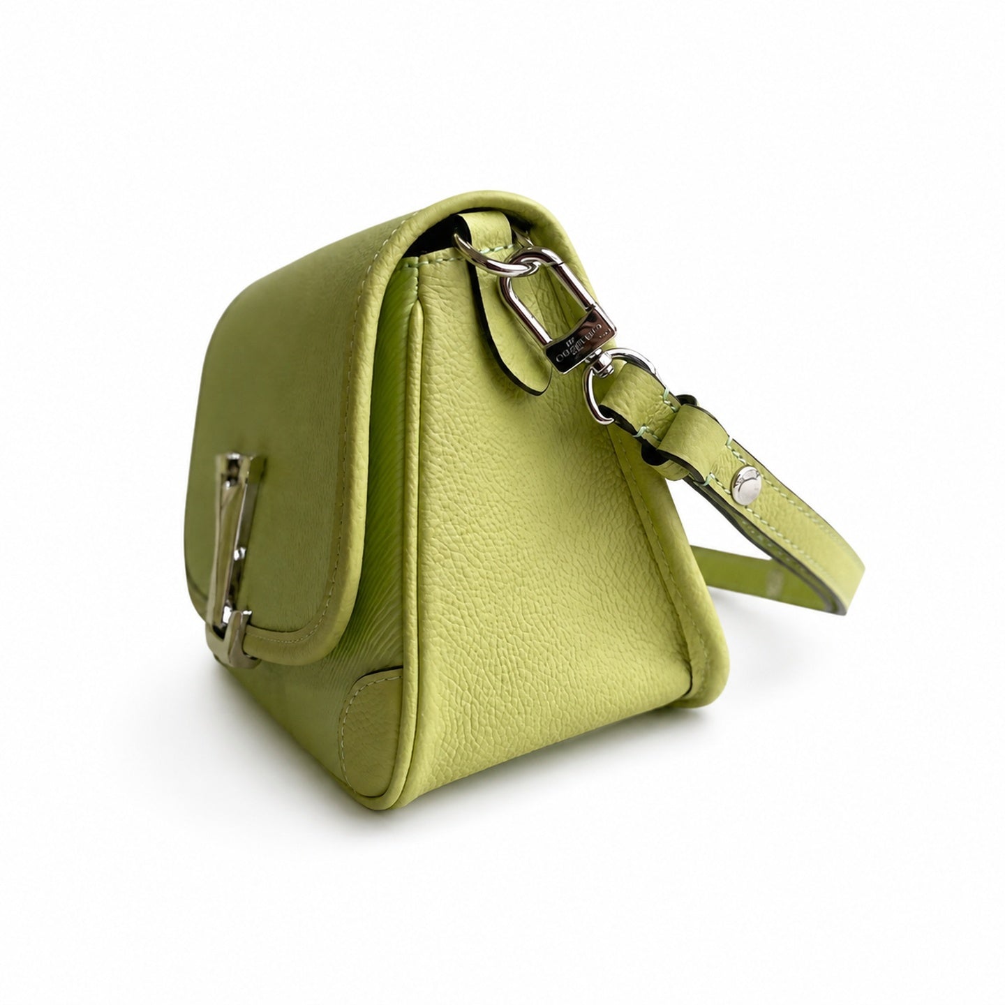 Louis Vuitton Large Leather Green Handbag