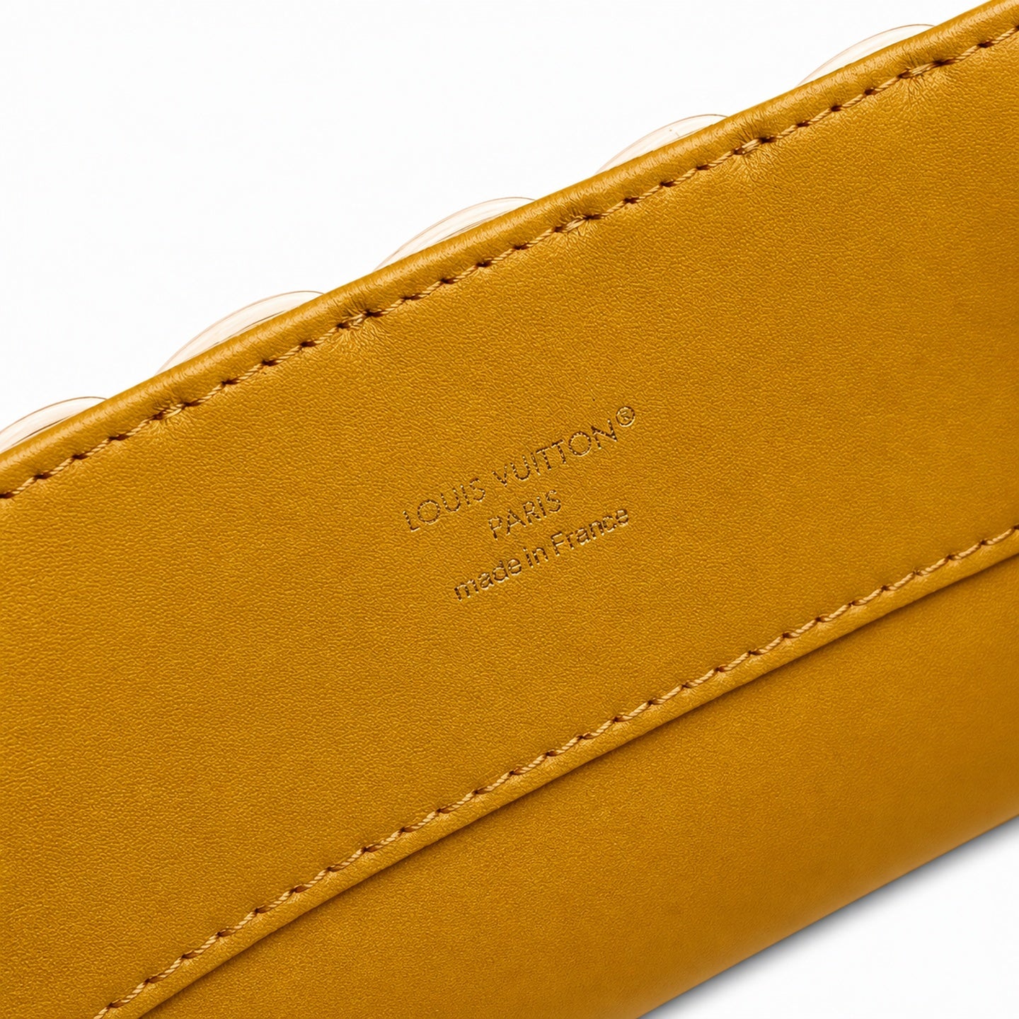 Louis Vuitton Capucines Small Leather Yellow Handbag