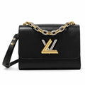 Louis Vuitton Twist Medium Gold Silver Handbag