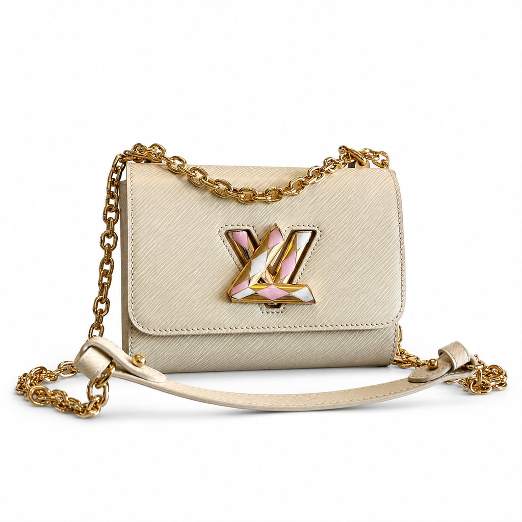 Louis Vuitton Twist Small Leather White Handbag