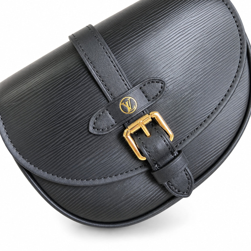 Louis Vuitton Leather Black Handbag