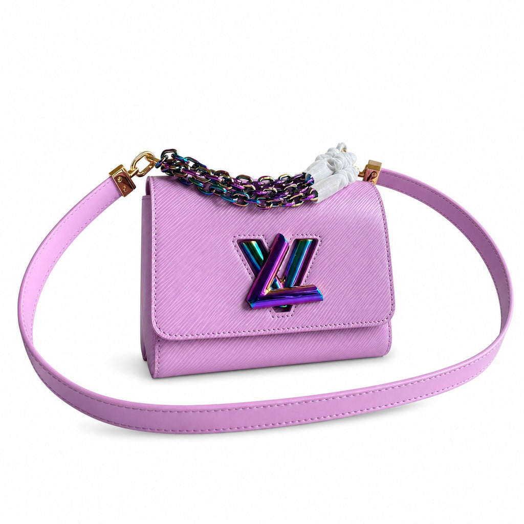 Louis Vuitton Twist Small Leather Purple Handbag