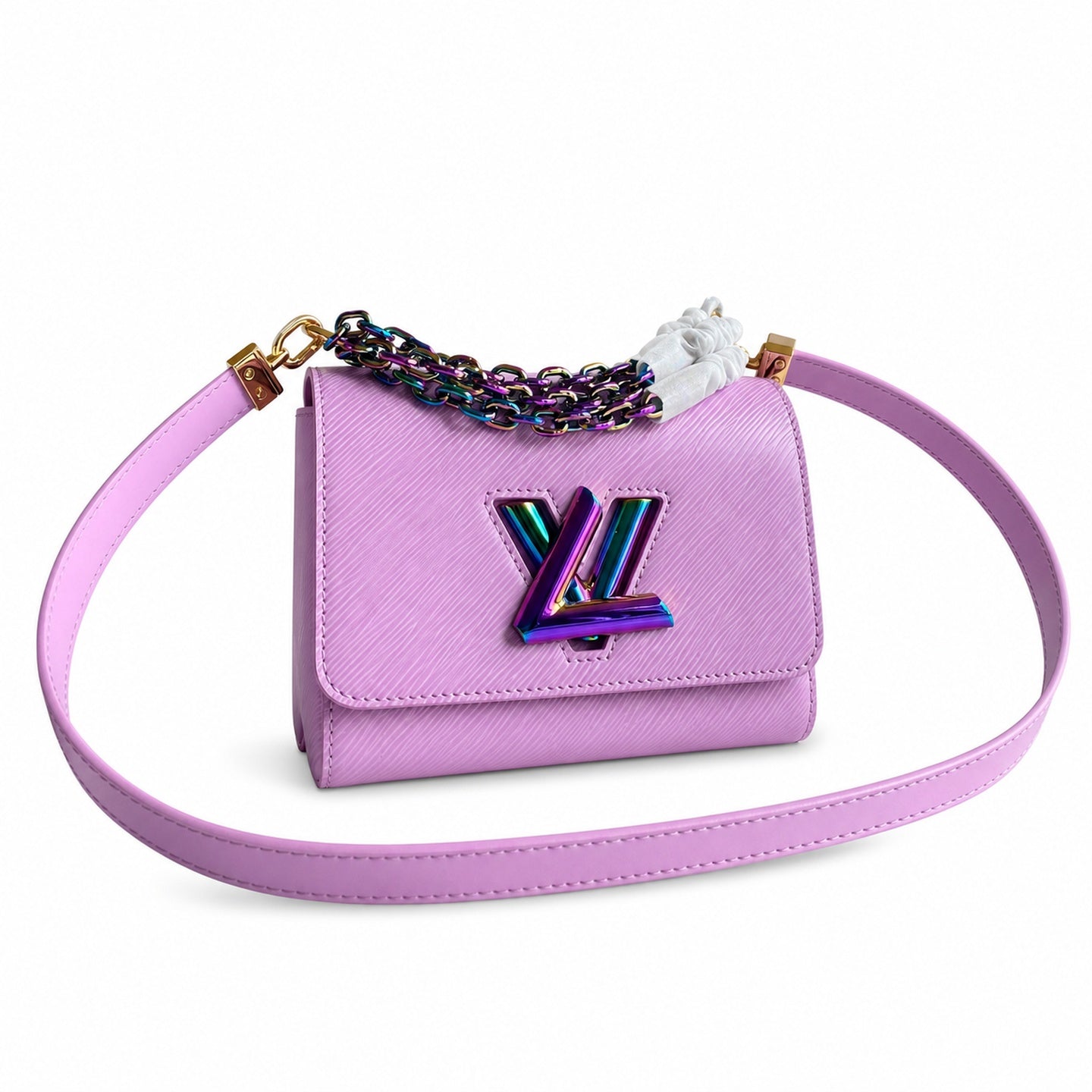 Louis Vuitton Twist Small Leather Purple Handbag