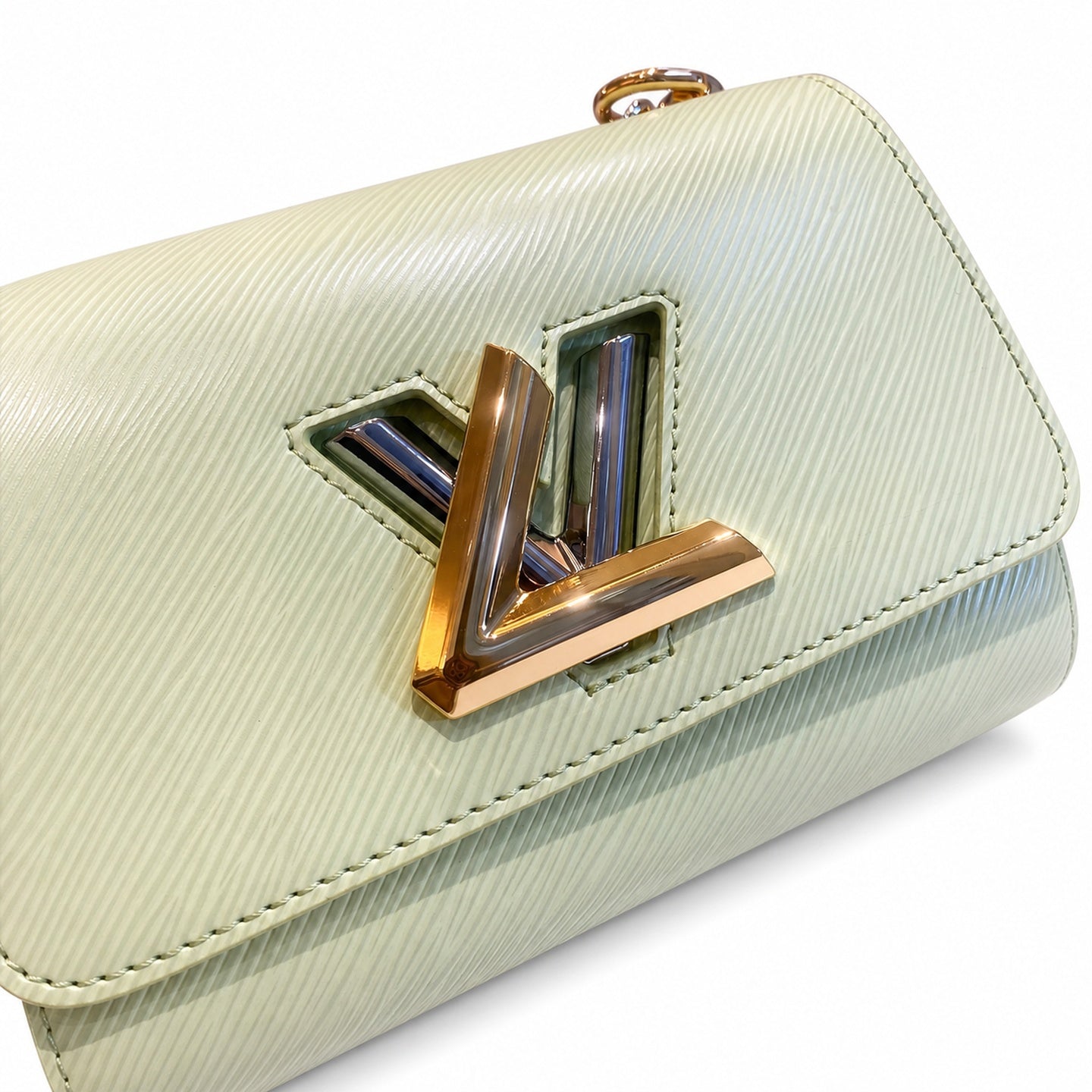 Louis Vuitton Twist Small Green Handbag