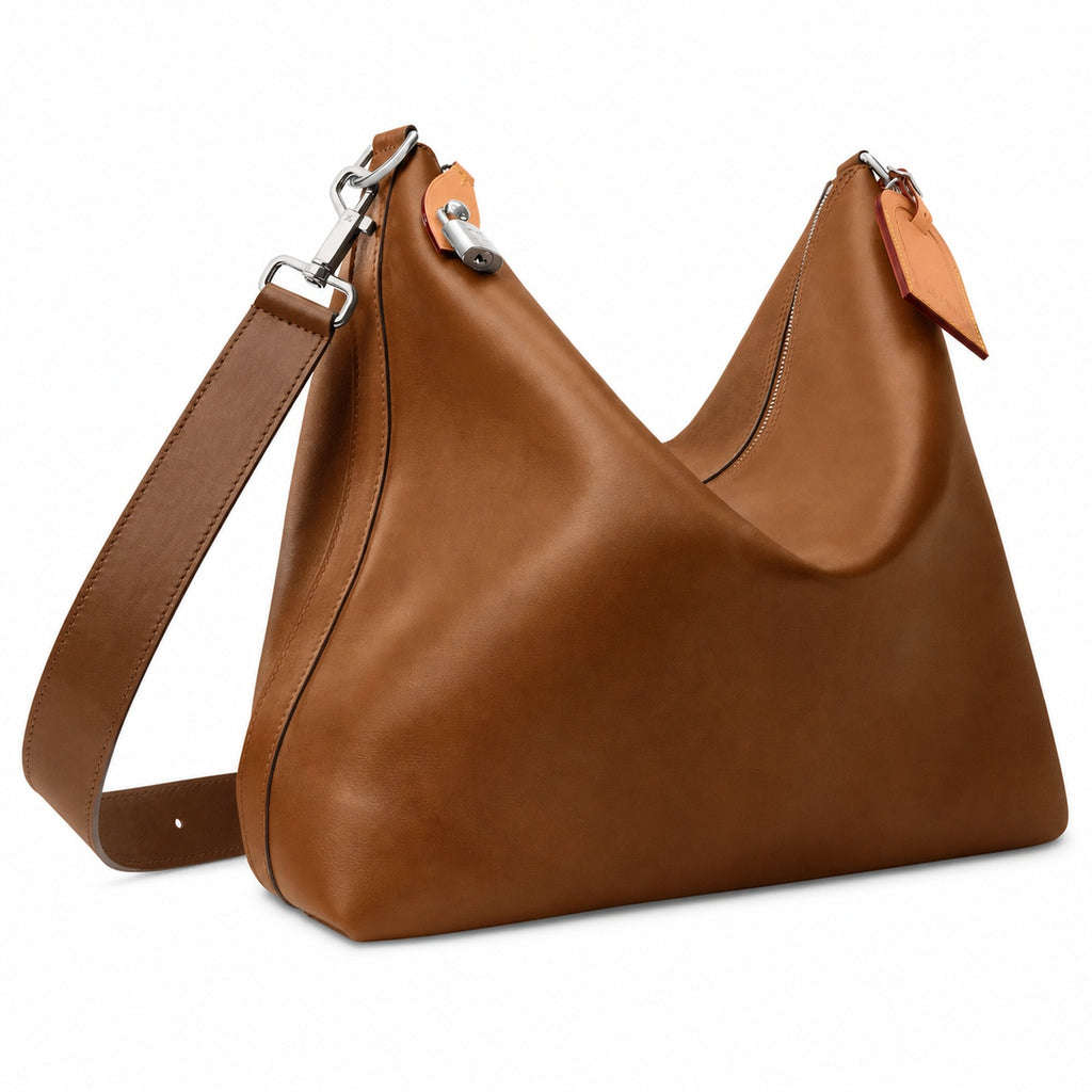 Louis Vuitton Jacquard Leather Brown Handbag