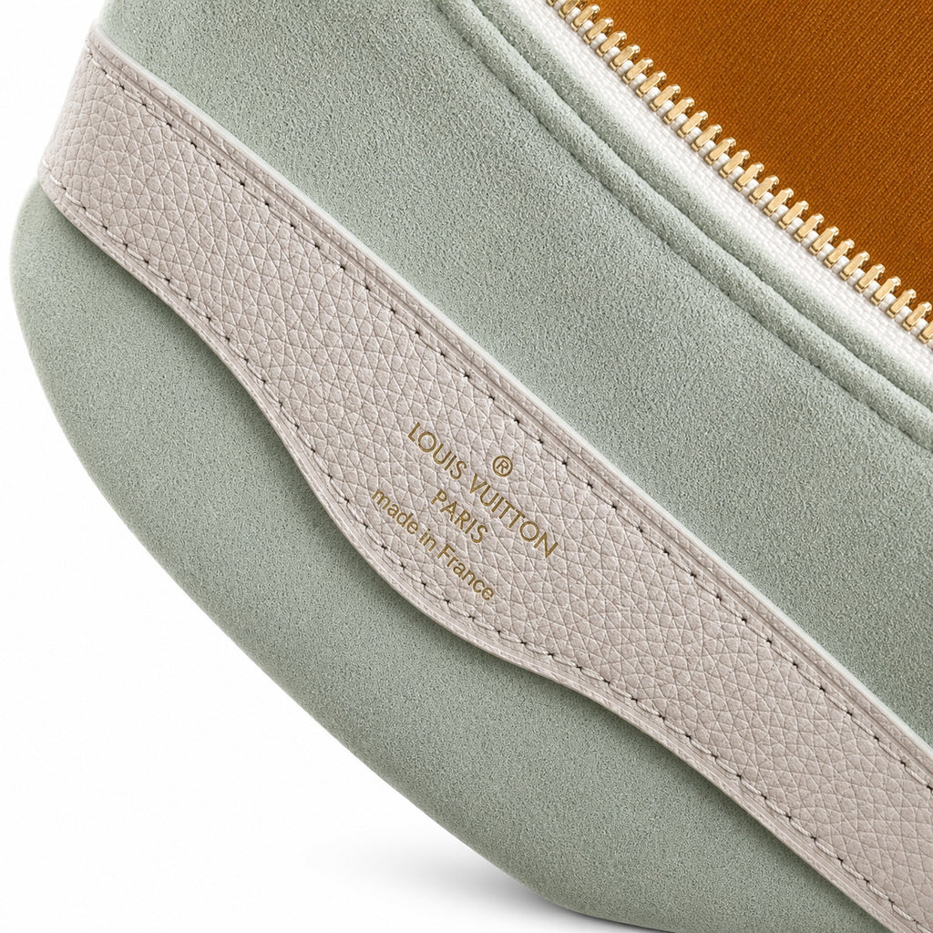 Louis Vuitton Boulogne Leather Green Handbag