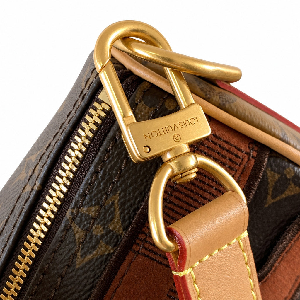 Louis Vuitton Keepall Embroidered Canvas Handbag