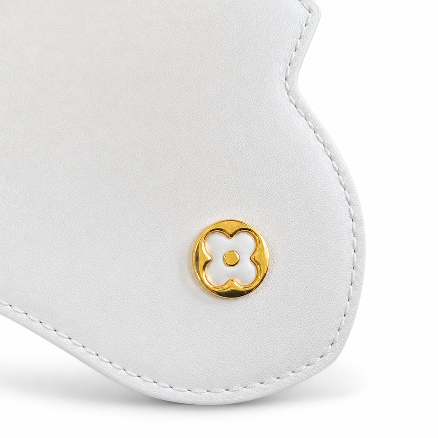 Louis Vuitton Capucines Takashi Murakami Small Leather White Handbag