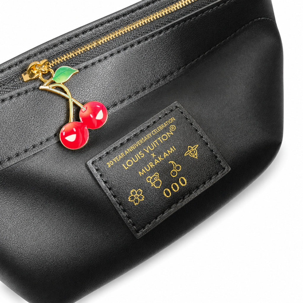 Louis Vuitton Capucines Takashi Murakami Mini Black Handbag
