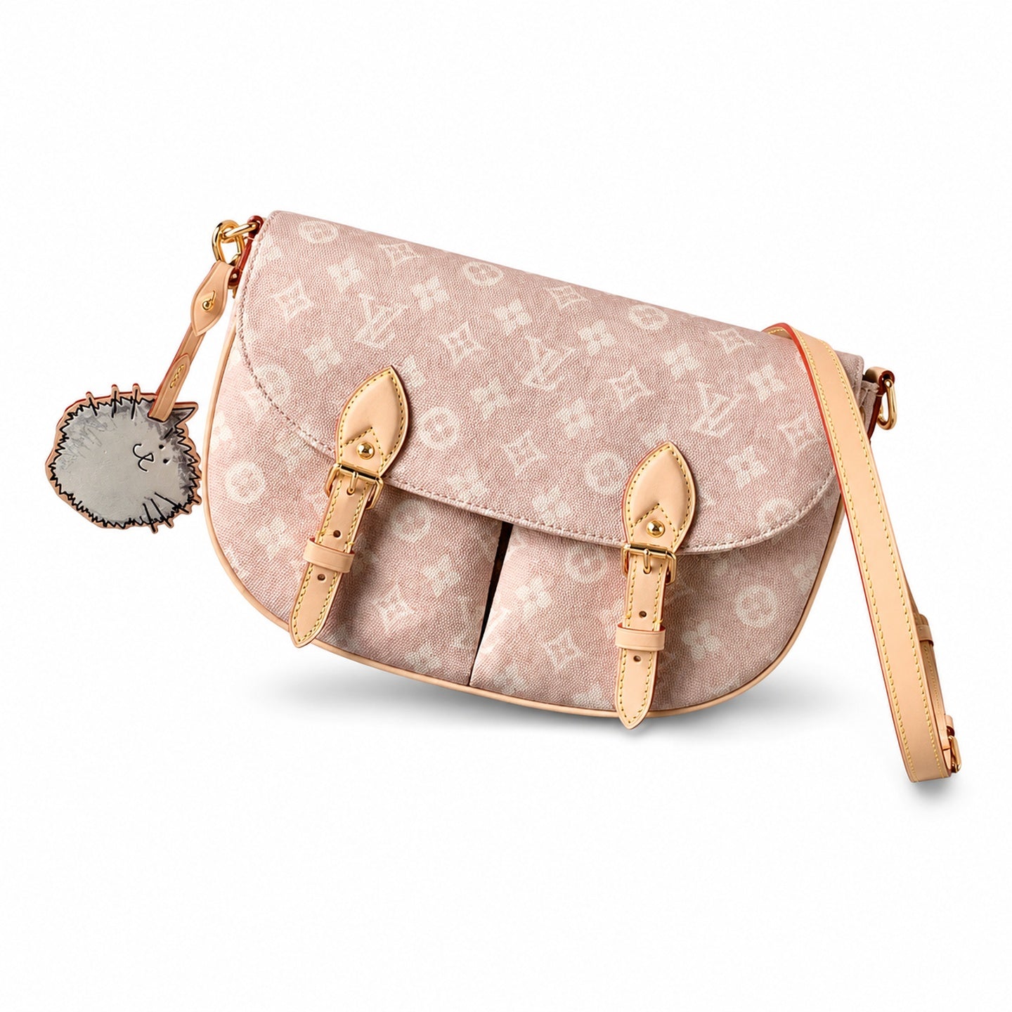 Louis Vuitton Grace Coddington Canvas Leather Handbag