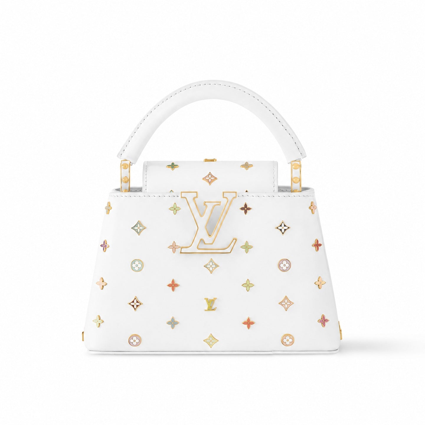 Louis Vuitton Capucines Takashi Murakami Leather Handbag