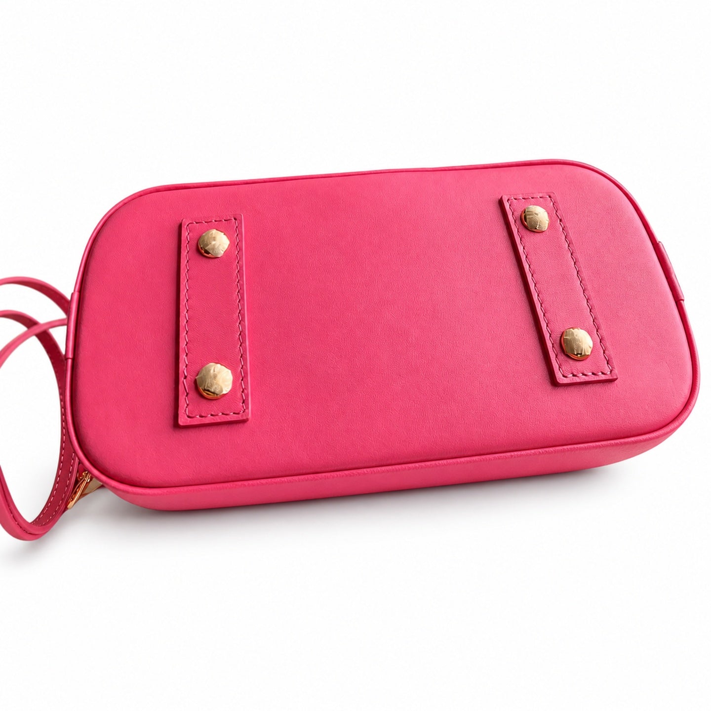 Louis Vuitton Alma Embroidered Leather Red Handbag