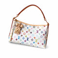 Louis Vuitton CarryAll Canvas Leather Handbag