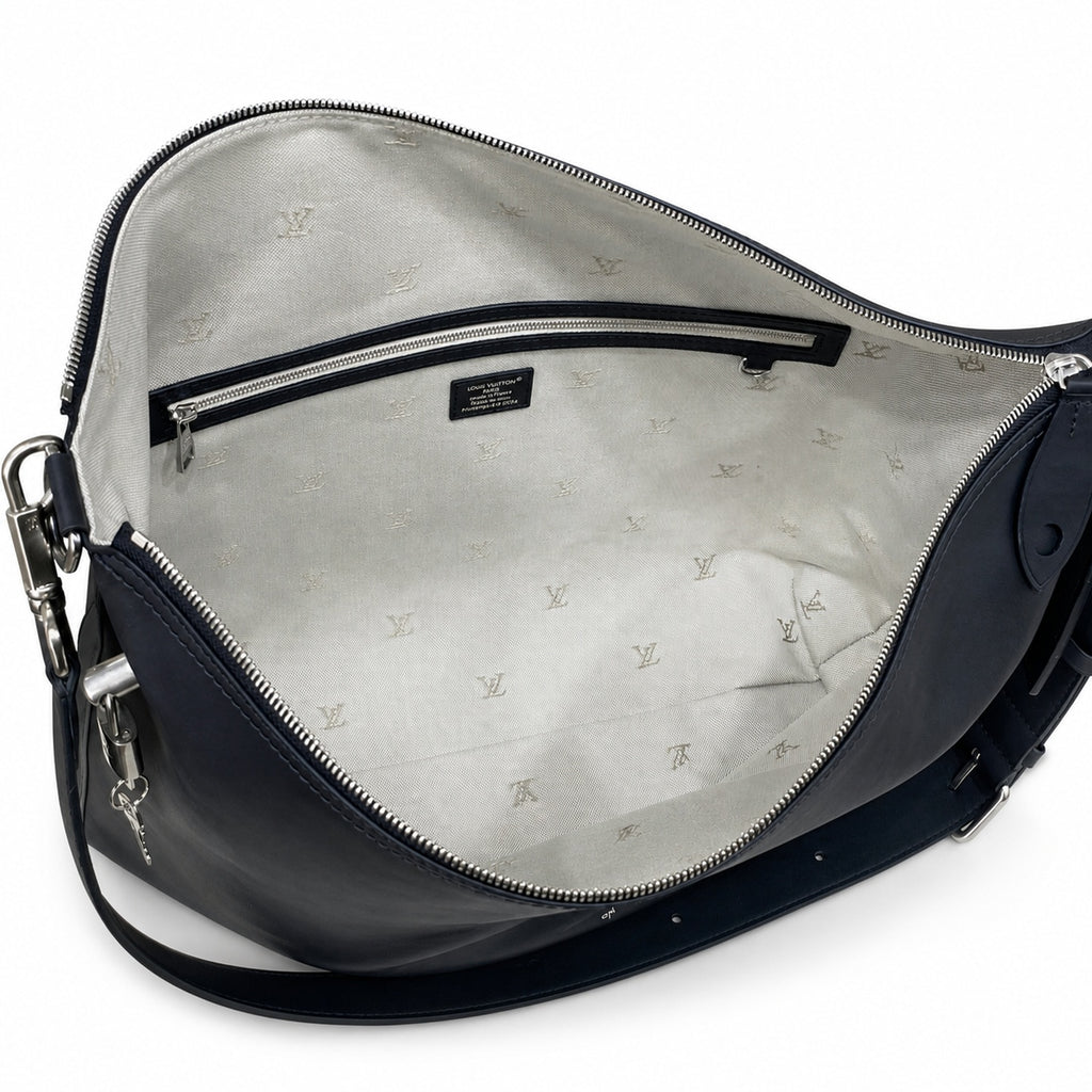 Louis Vuitton Jacquard Leather Black Handbag