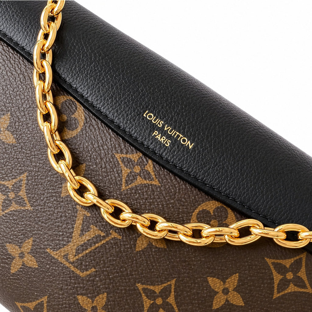 Louis Vuitton Large Canvas Leather Handbag