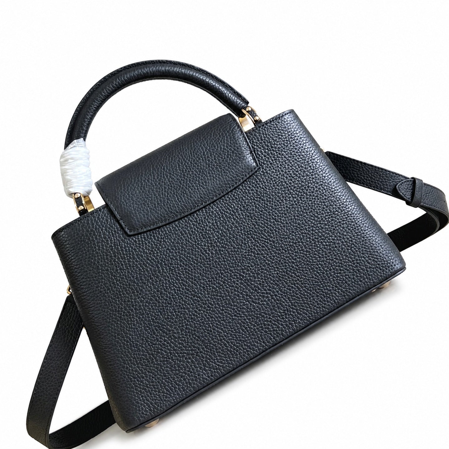 Louis Vuitton Capucines Takashi Murakami Medium Leather Black Handbag
