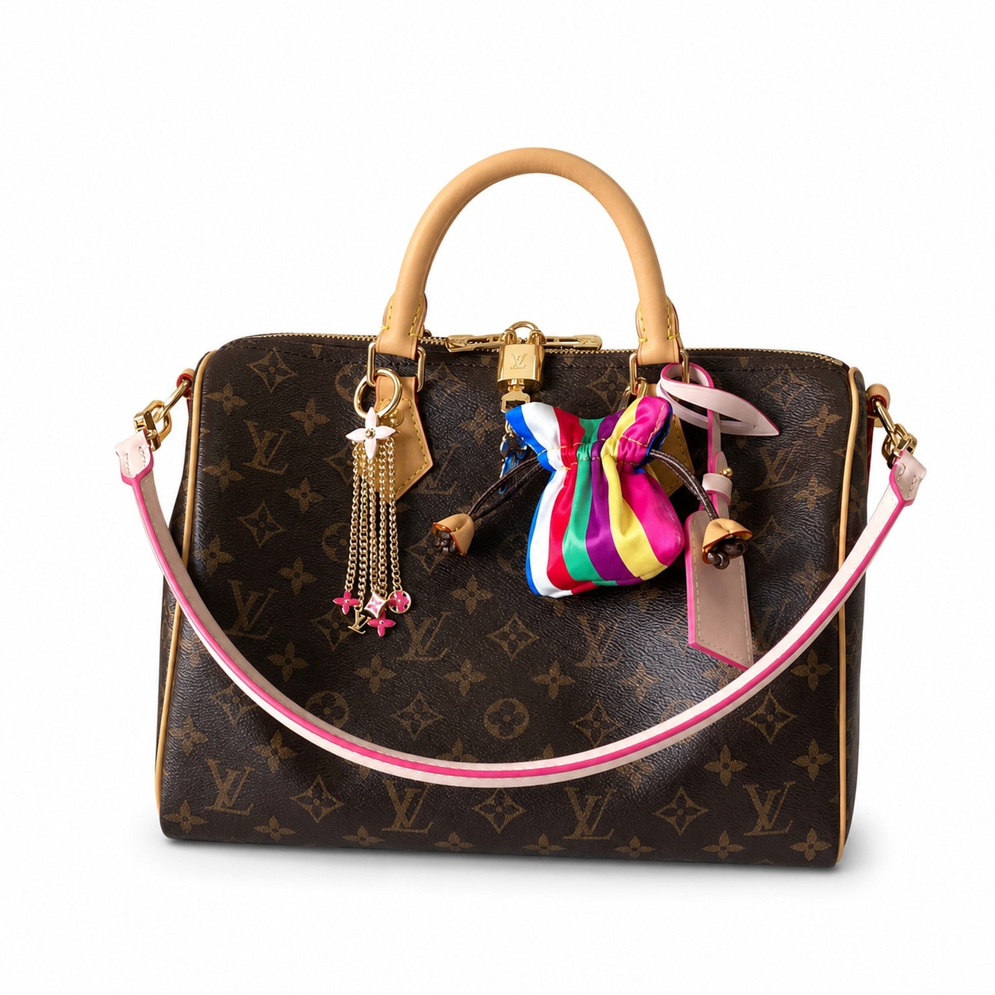 Louis Vuitton Speedy Leather Handbag