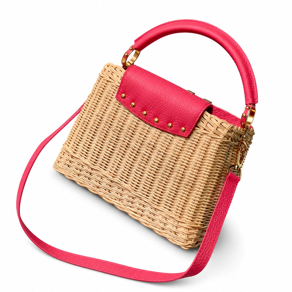 Louis Vuitton Capucines Small Red Handbag