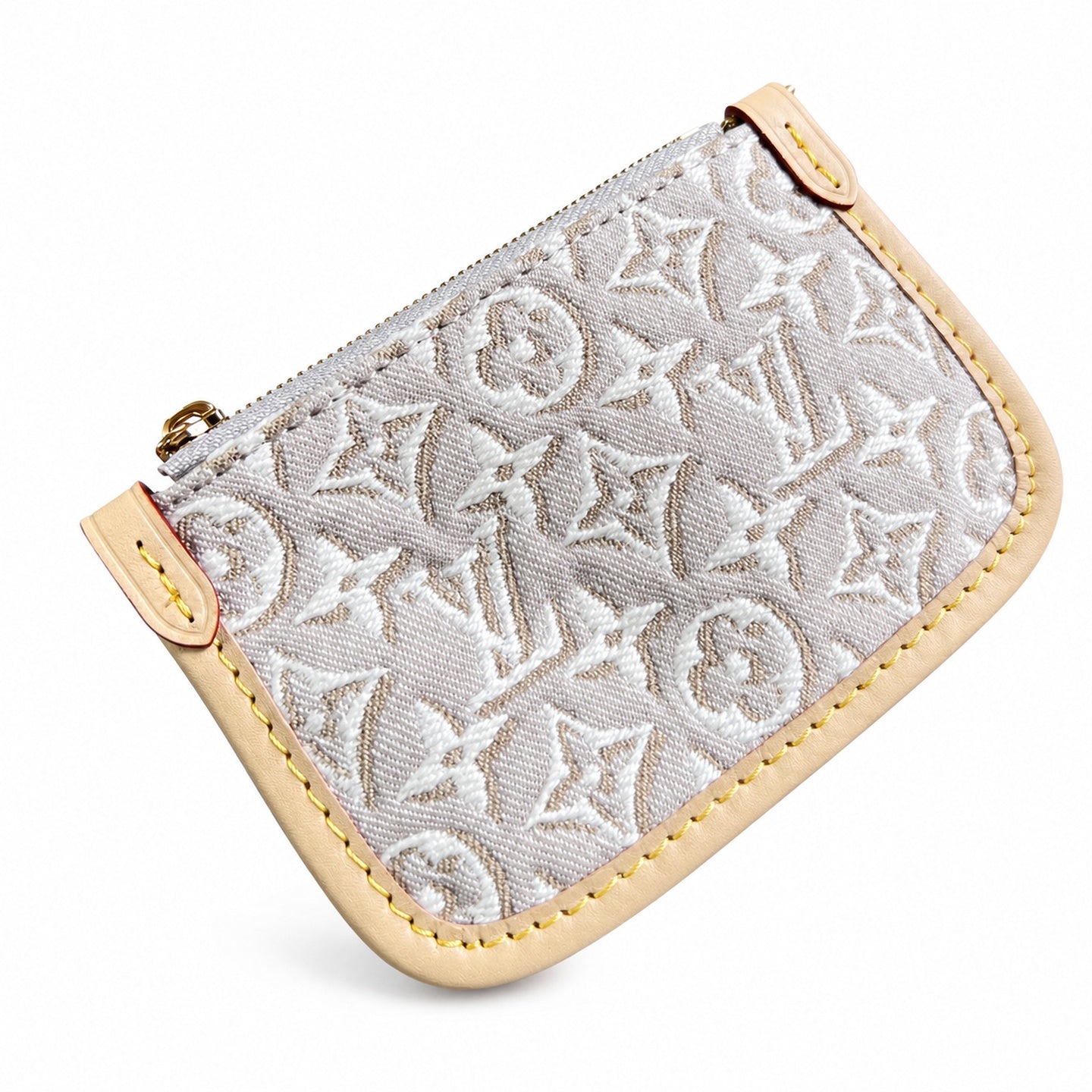 Louis Vuitton All In Embroidered Cotton Canvas Jacquard Leather Handbag