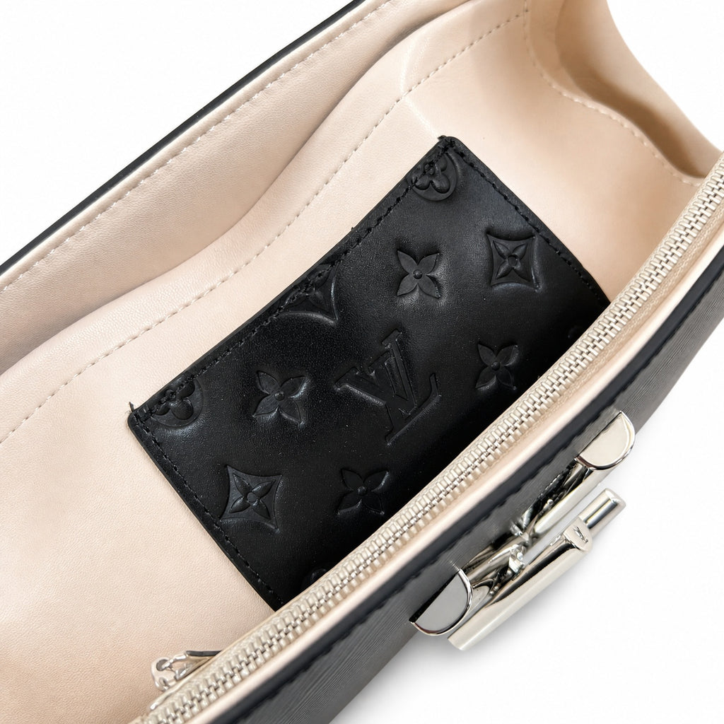 Louis Vuitton Twist Medium Leather Black Handbag
