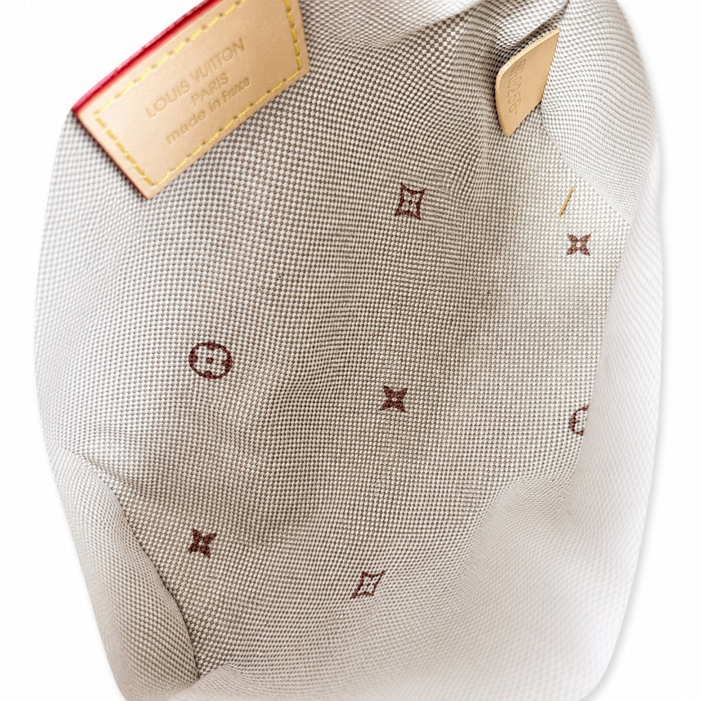 Louis Vuitton Speedy Canvas Jacquard Leather Handbag