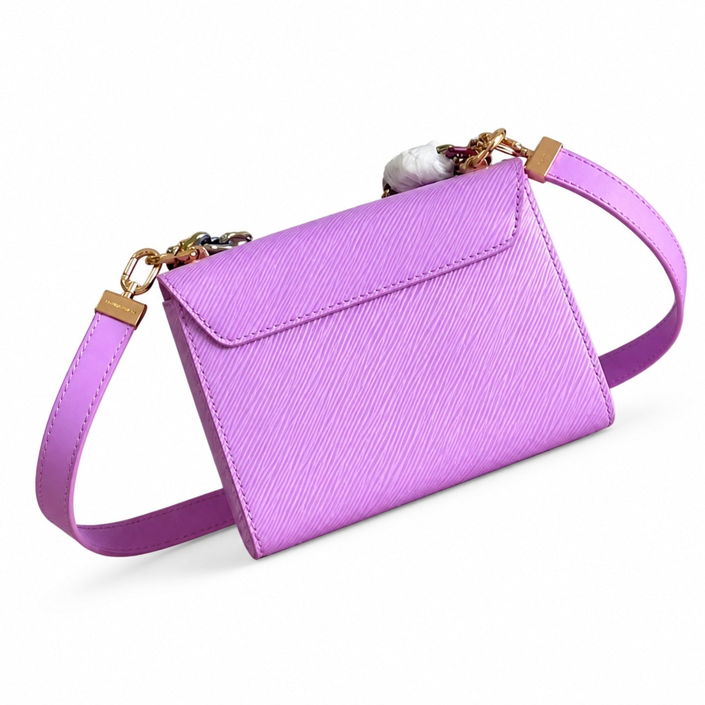Louis Vuitton Twist Leather Red Handbag