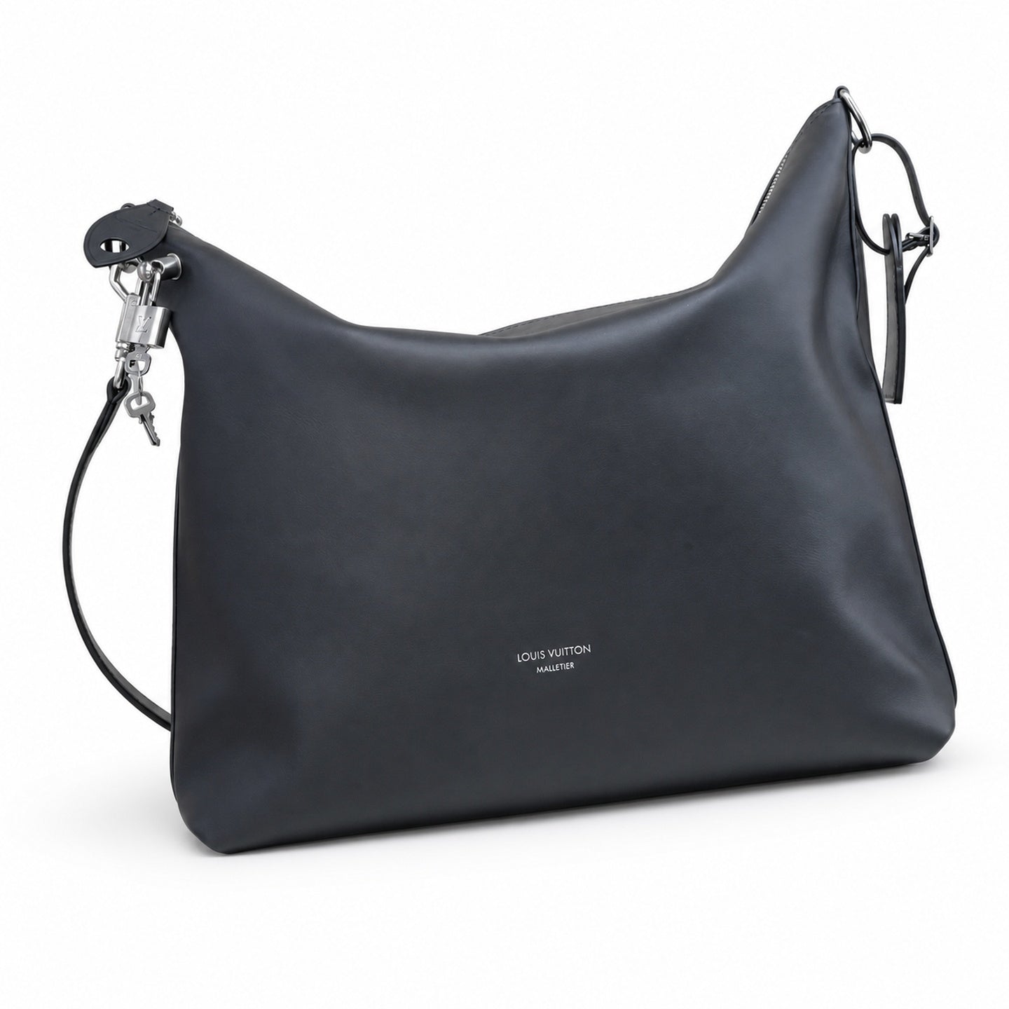 Louis Vuitton Jacquard Leather Black Handbag