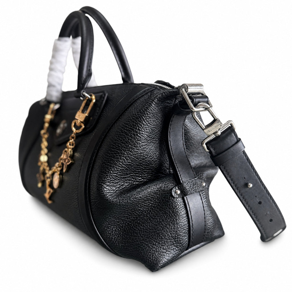 Louis Vuitton Medium Leather Black Handbag