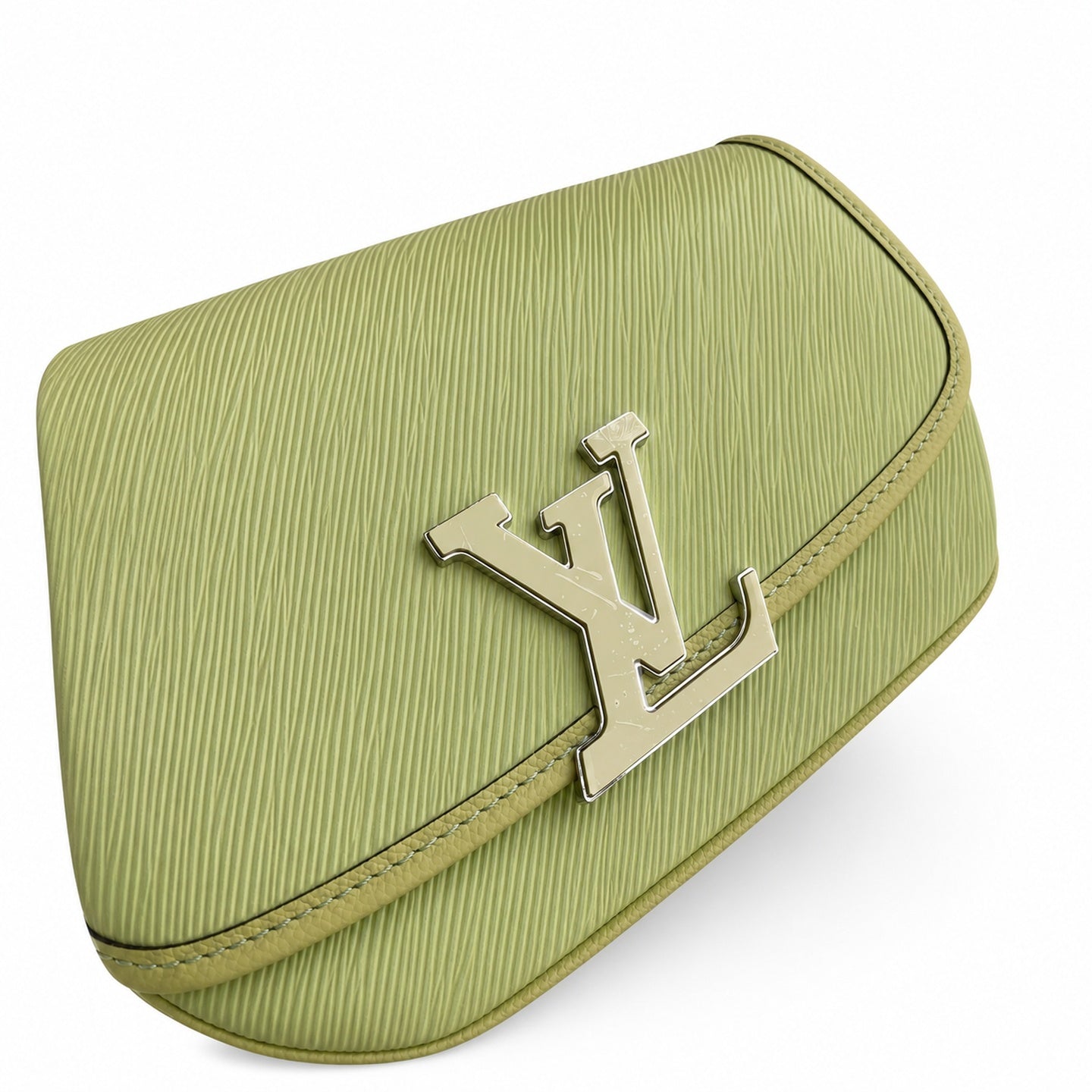Louis Vuitton Large Leather Green Handbag