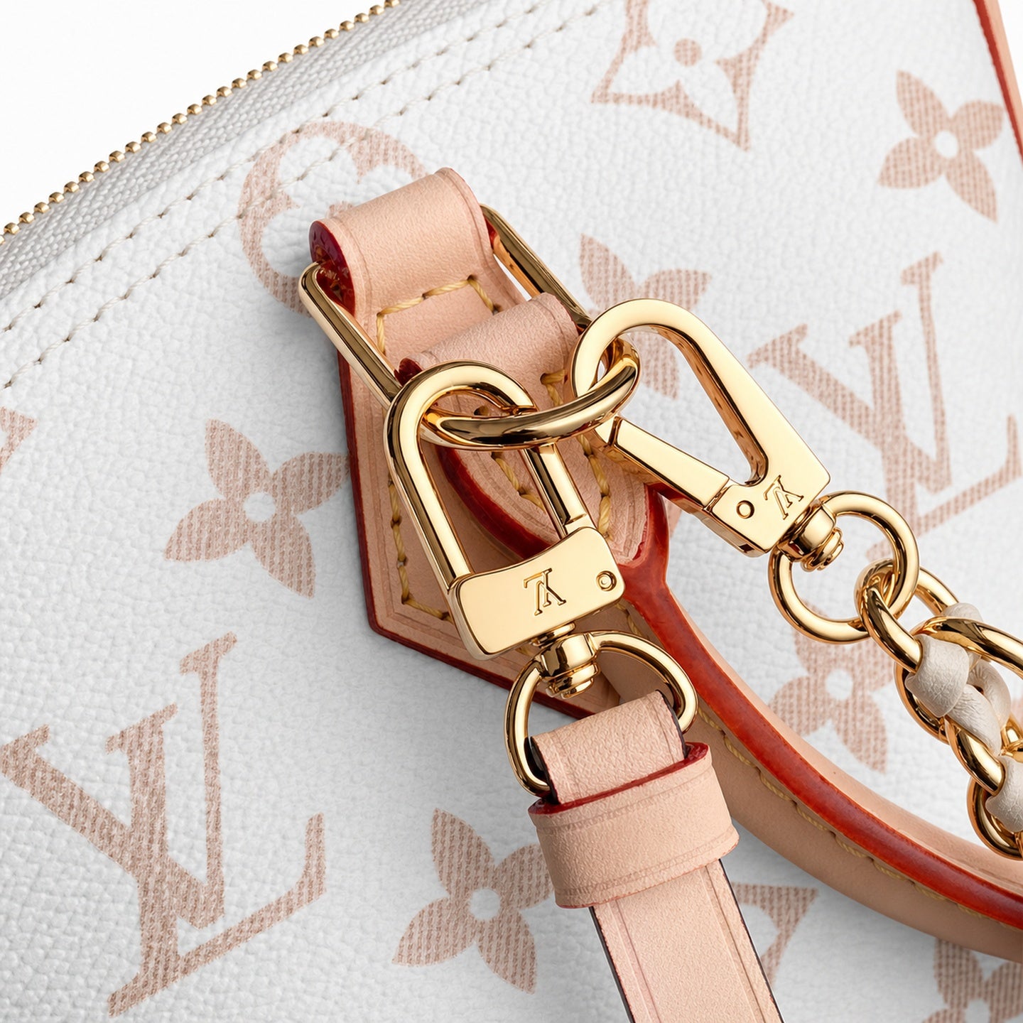 Louis Vuitton Alma Mini White Handbag