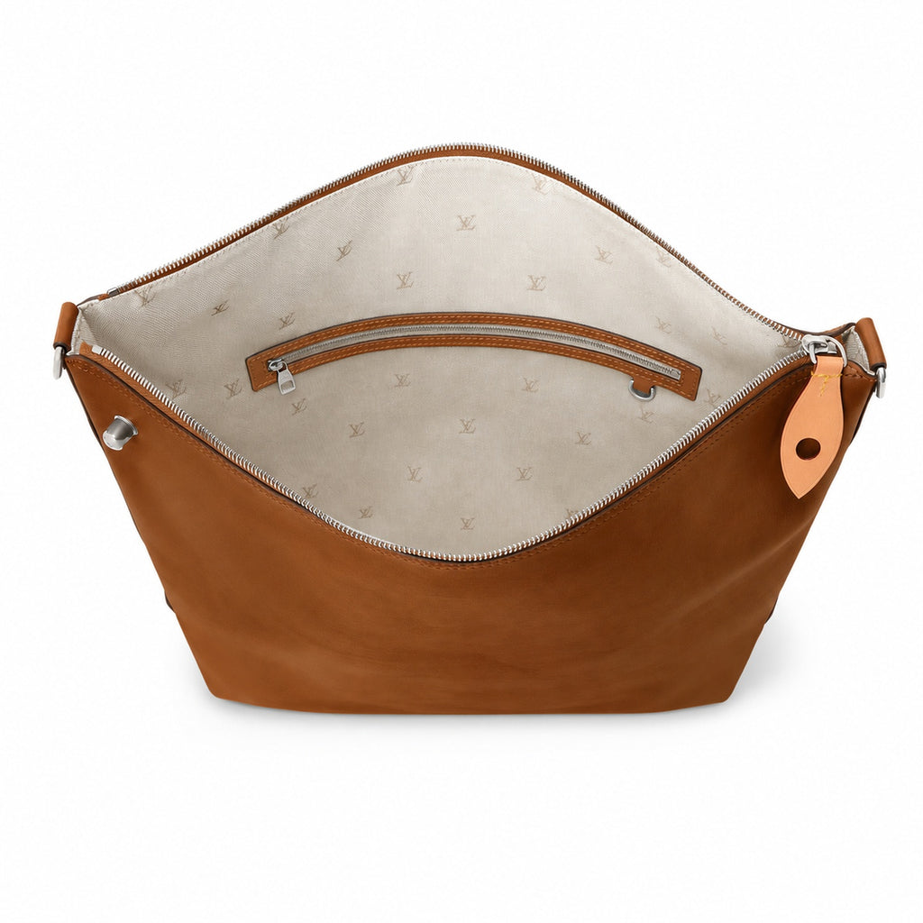 Louis Vuitton Jacquard Leather Brown Handbag
