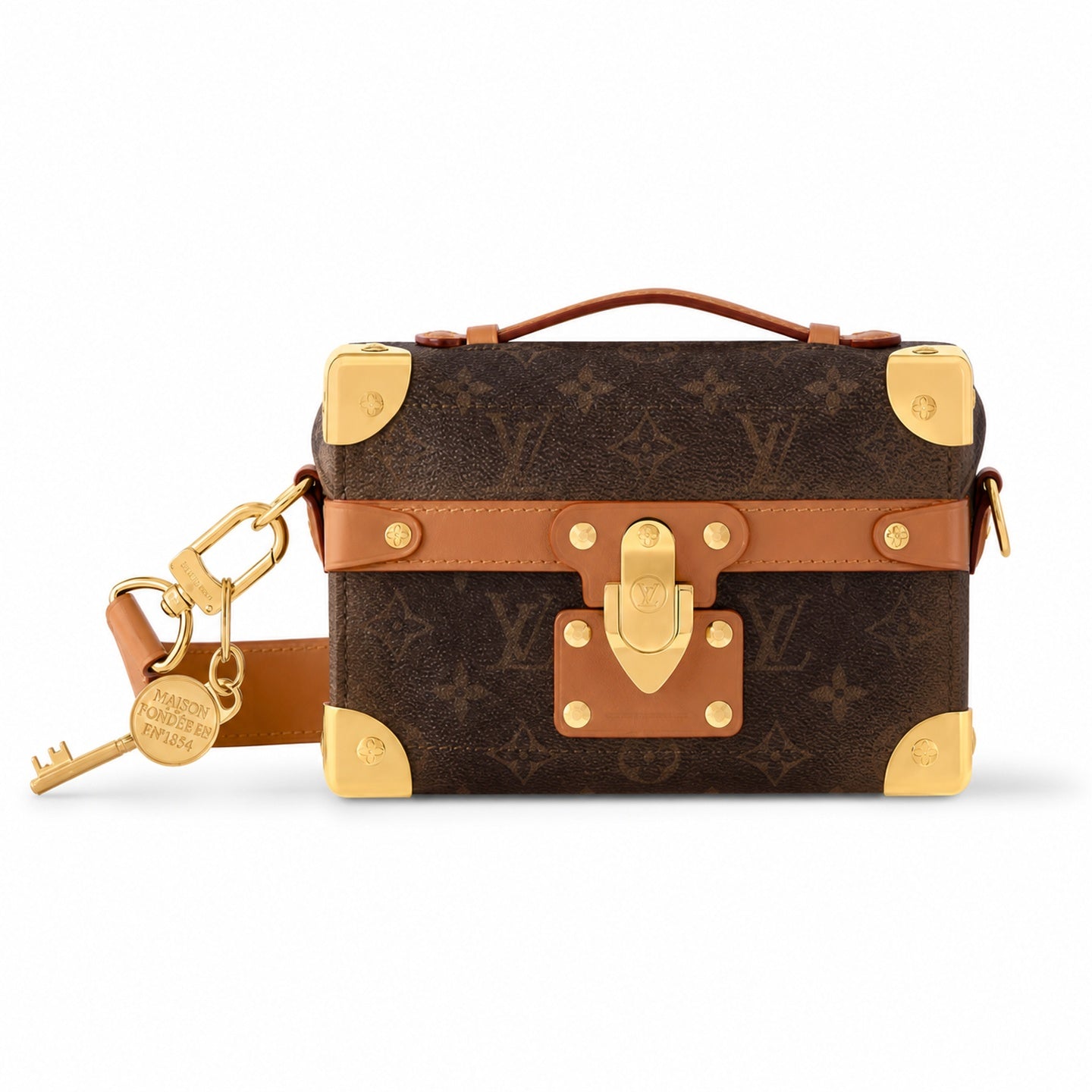 Louis Vuitton Canvas Leather Handbag