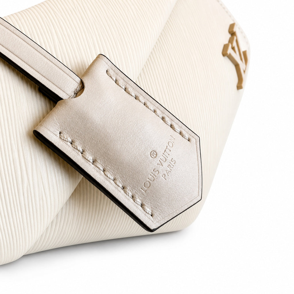 Louis Vuitton Mini Jacquard Leather White Handbag