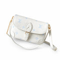 Louis Vuitton Diane Small Leather White Blue Gold Handbag