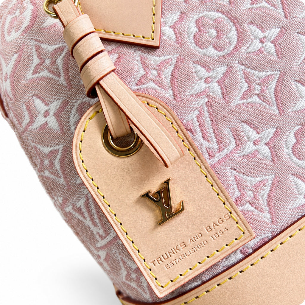 Louis Vuitton Alma Small Embroidered Cotton Canvas Jacquard Handbag
