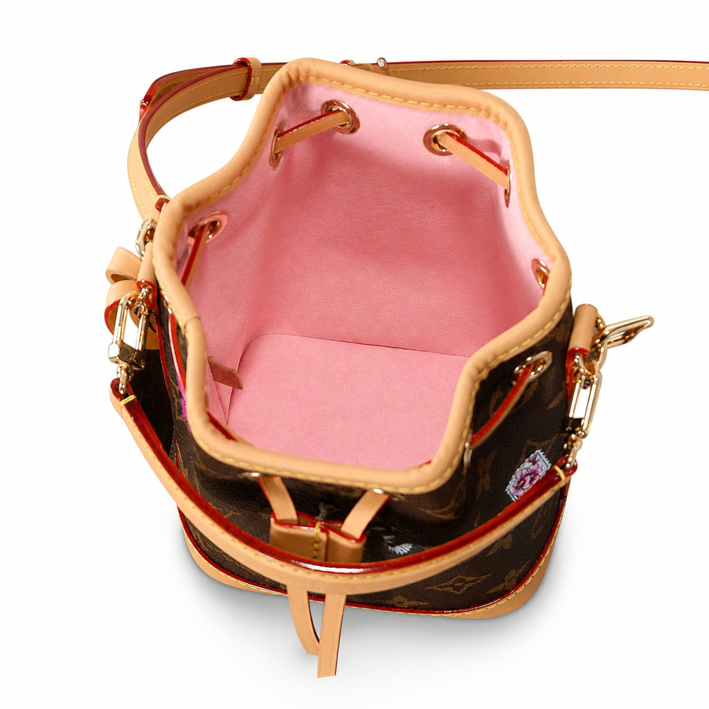 Louis Vuitton Noe Canvas Leather Handbag