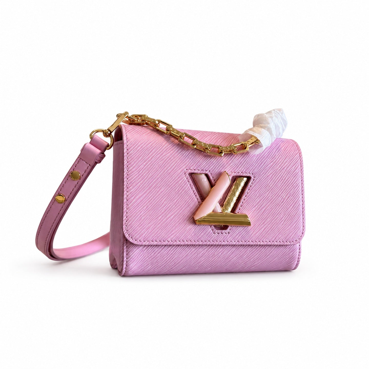 Louis Vuitton Twist Small Leather Pink Handbag